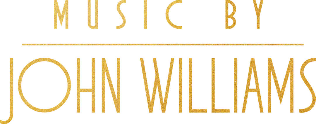 Music by John Williams movie logo