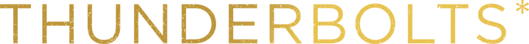 Thunderbolts* movie logo